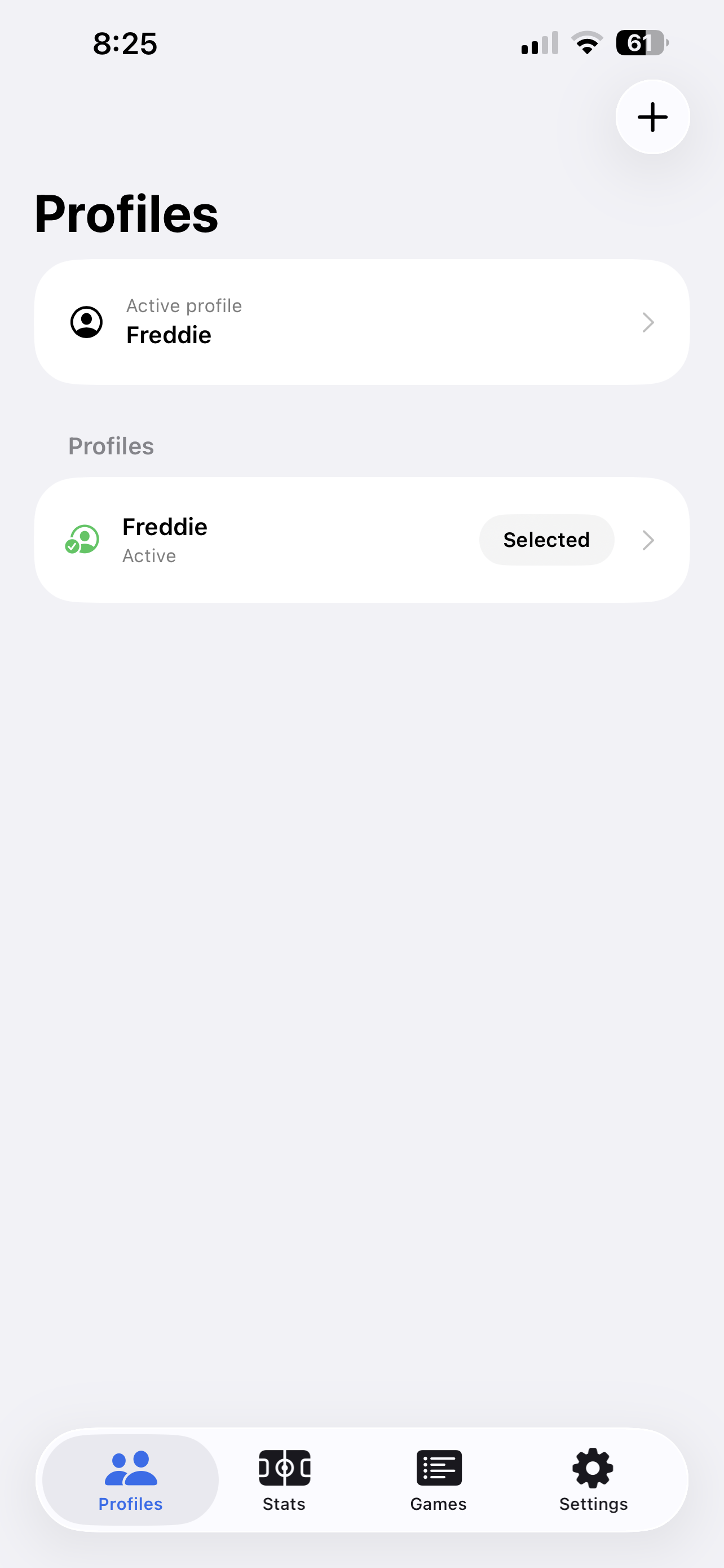 Profiles, active profile